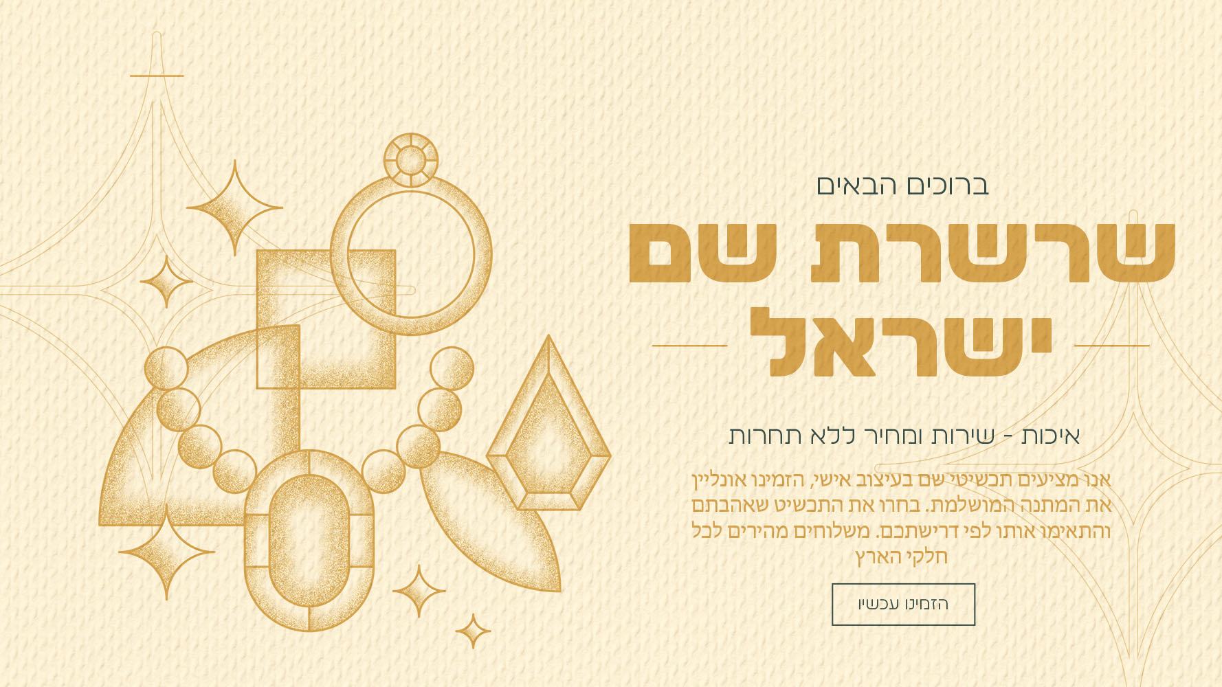 שרשרת שם ישראל - תכשיטים בעיצוב אישי - שרשראות שם לילדה למשפחה