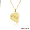 שרשרת זהב מפרט עם שם בעיצוב אישי - שרשרת שם ישראל
