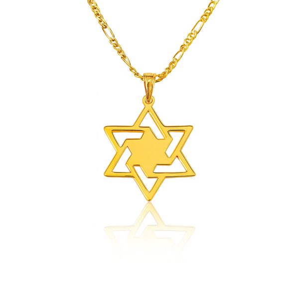 שרשרת דגל ישראל ומפה - שרשרת ישראל