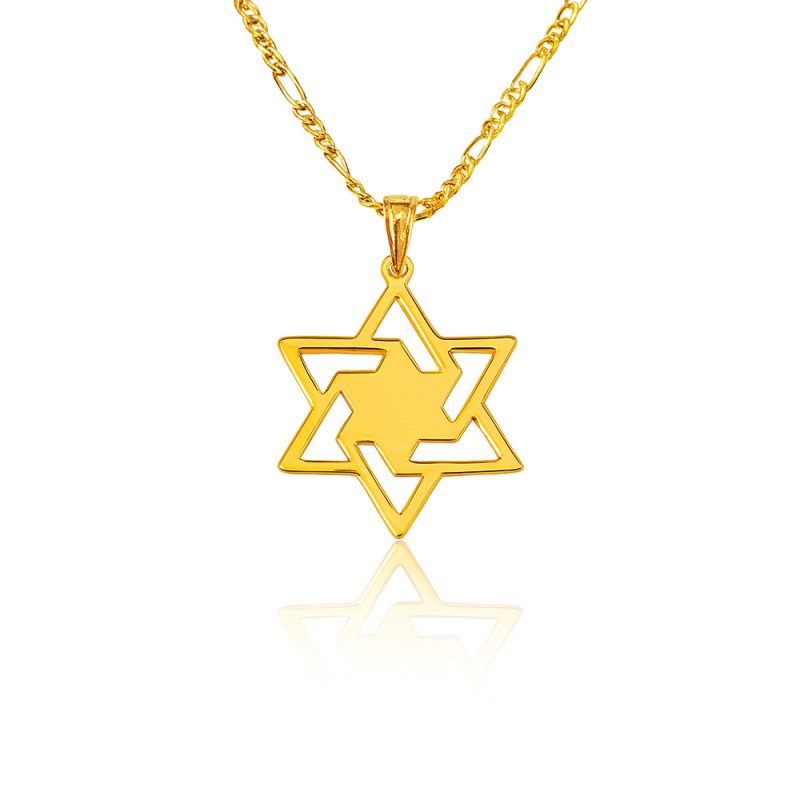שרשרת דגל ישראל ומפה - שרשרת ישראל