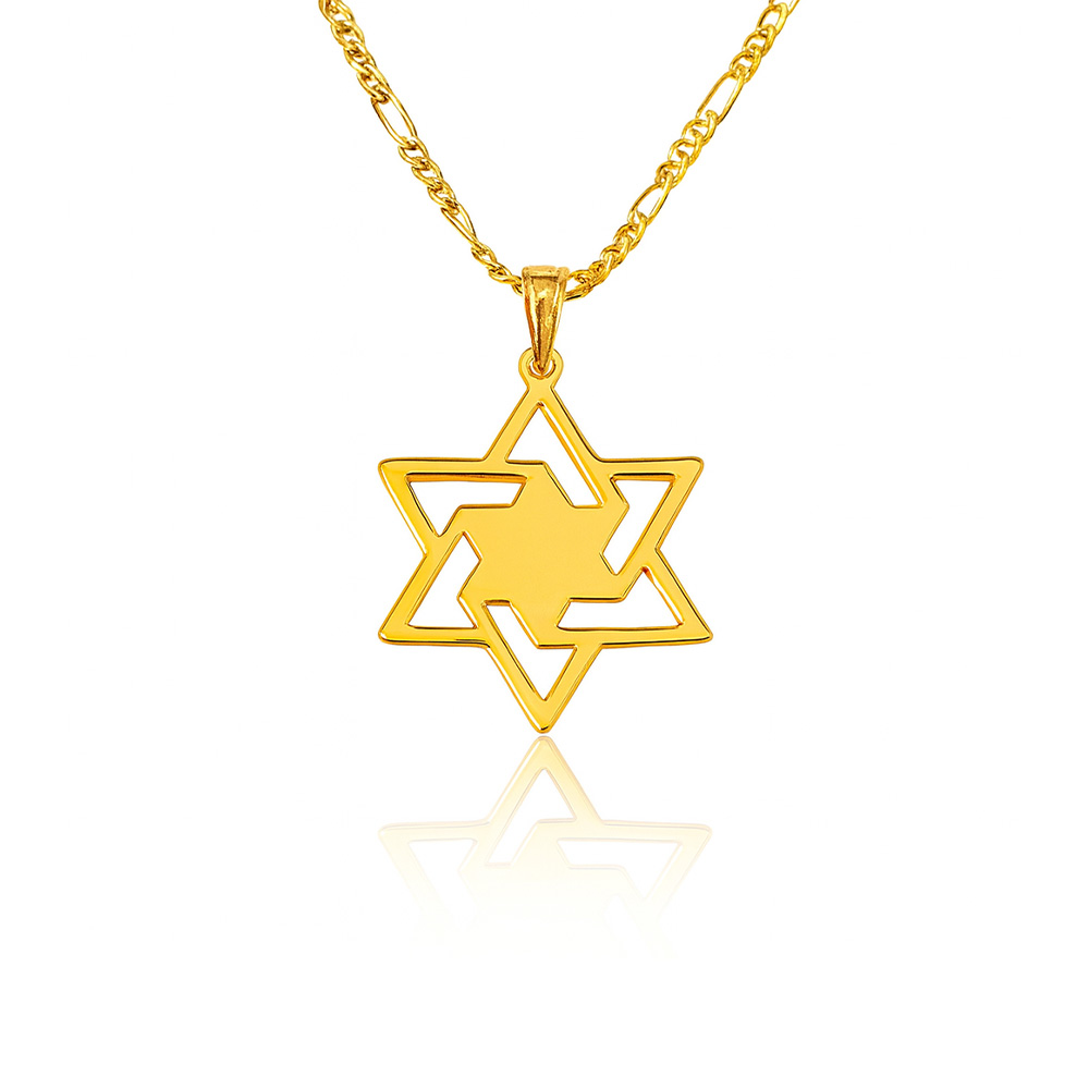 שרשרת דגל ישראל ומפה - שרשרת ישראל