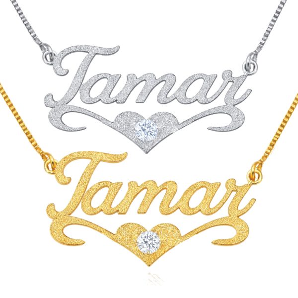 שרשרת עם שם Tamar בעיצוב אישי - שרשרתשם.ישראל אבן מוסונייט