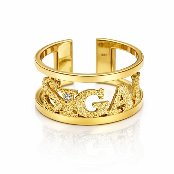 טבעת שם סיגל משיח ואבן מוסונייט - אתר שרשרת שם ישראל בלעדי