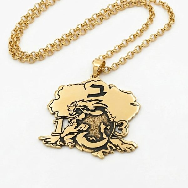 שרשרת גולני גדוד 13 זאב זהב צהוב