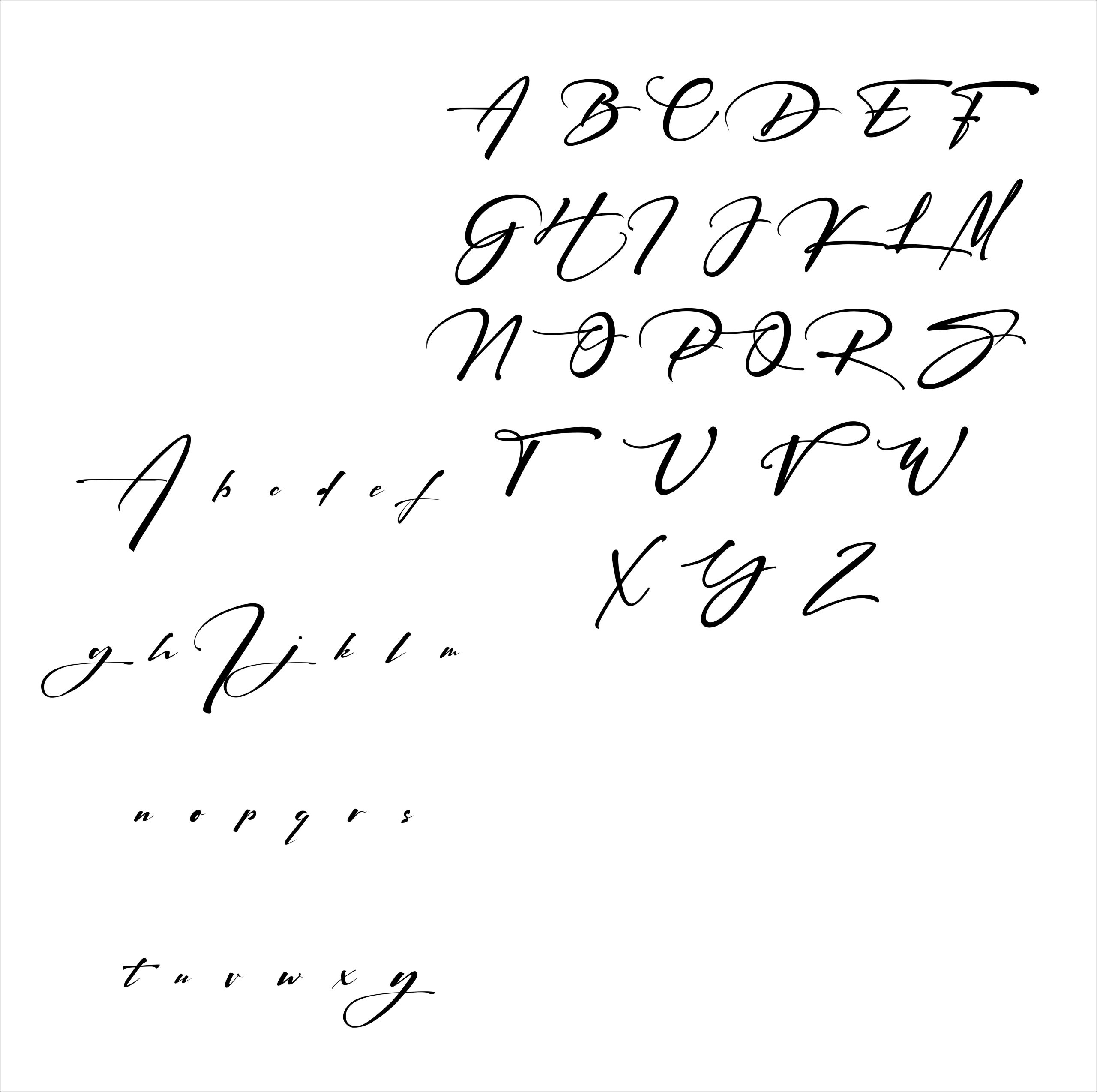 גופן חתימה